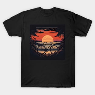 sunset bicycle T-Shirt